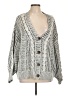 Shein 100% Acrylic Gray Cardigan Size L - photo 1
