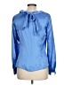 Carlisle Blue Long Sleeve Blouse Size 10 - photo 2