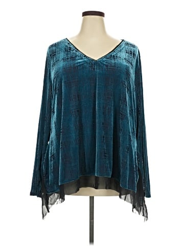 Simply Vera Vera Wang Long Sleeve Blouse (view 1)