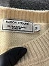 Maison Kitsuné Graphic Yellow Pullover Sweater Size M - photo 7