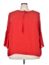 Violet & Claire 100% Polyester Red 3/4 Sleeve Blouse Size 3X - photo 1