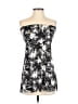Love Tree 100% Rayon Tropical Black Cocktail Dress Size S - photo 1