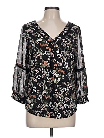 Perseption Concept 3/4 Sleeve Blouse (view 1)