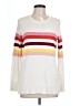 Say What? Stripes White Pullover Sweater Size L - photo 1