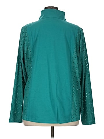 Susan Graver Zip Up Hoodie (view 2)