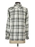 Rails 100% Rayon Plaid Ivory Long Sleeve Button-Down Shirt Size S - photo 2