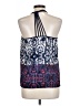 Monteau 100% Polyester Blue Sleeveless Blouse Size L - photo 2