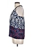 Monteau 100% Polyester Blue Sleeveless Blouse Size L - photo 5