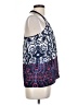 Monteau 100% Polyester Blue Sleeveless Blouse Size L - photo 4