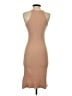 Lush Solid Tan Cocktail Dress Size S - photo 2