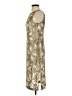 Needle & Thread 100% Polyester Metallic Gold Silver Cocktail Dress Size 4 - photo 5