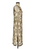 Needle & Thread 100% Polyester Metallic Gold Silver Cocktail Dress Size 4 - photo 4