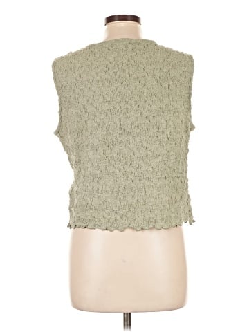 Madewell Popcorn-Knit Twist-Front Sleeveless Top (view 2)