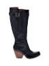 Korks 100% Leather Black Boots Size 9 1/2 - photo 1