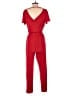 Express Solid Red Jumpsuit Size S - photo 2