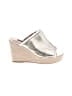 Nine West Metallic Silver Wedges Size 9 - photo 1