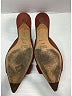 Prada 100% Leather Red Mules Size EU 37 1/2 - photo 9