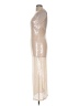 Unbranded Metallic Silver Tan Cocktail Dress Size M - photo 5