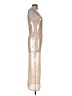Unbranded Metallic Silver Tan Cocktail Dress Size M - photo 4