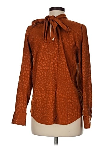 Ann Taylor LOFT Outlet Long Sleeve Blouse (view 2)