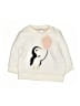H&M 100% Polyester Ivory Sweatshirt Size 4 - 6 MO - photo 1