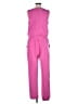 Skies Are Blue Solid Pink Jumpsuit Size M - photo 2