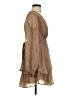 Japna Animal Print Brown Cocktail Dress Size S - photo 4