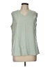 Chigant Green Sleeveless Blouse Size L - photo 1