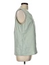 Chigant Green Sleeveless Blouse Size L - photo 4