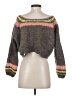 Free People Color Block Gray Pullover Sweater Size S - photo 2