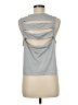 Runway 100% Polyester Silver Sleeveless T-Shirt Size M - photo 2
