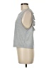 Runway 100% Polyester Silver Sleeveless T-Shirt Size M - photo 5