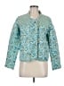 dRA Los Angeles 100% Cotton Print Teal Jacket Size M - photo 1