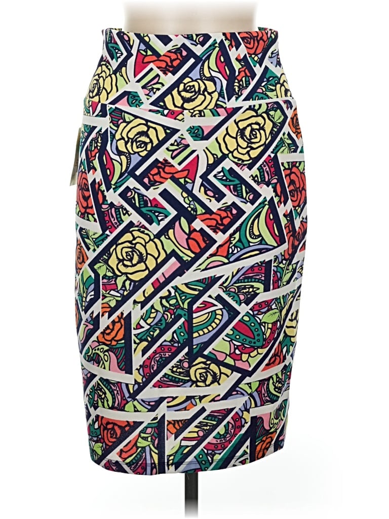 Pre-owned Lularoe Casual Skirt In Blue