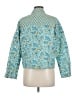 dRA Los Angeles 100% Cotton Print Teal Jacket Size M - photo 2