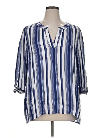 Anne Carson 3/4 Sleeve Blouse (view 1)