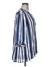 Anne Carson 100% Rayon Stripes Blue 3/4 Sleeve Blouse Size 1X - photo 4