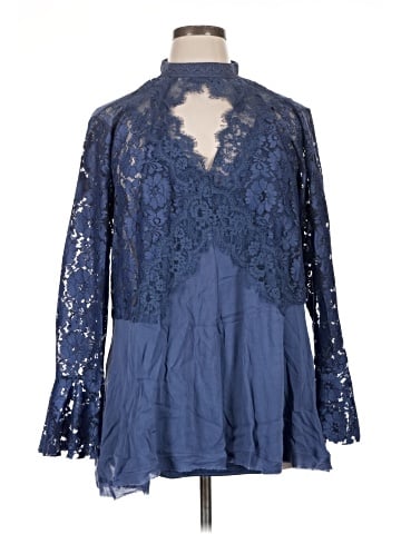 Indigo Thread Co. 3/4 Sleeve Blouse (view 1)