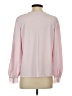 Ann Taylor 100% Polyester Pink Long Sleeve Blouse Size S - photo 2