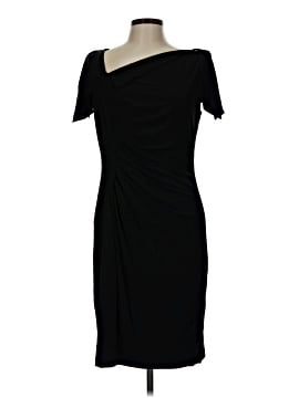 bow back dress blue Strapless Bow Back Silk Faille Mini Dress main image 1