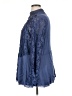 Indigo Thread Co. 100% Rayon Blue 3/4 Sleeve Blouse Size XL - photo 5