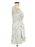 Express 100% Polyester Paisley Ivory Cocktail Dress Size 4 - photo 4