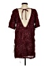 Lulus Burgundy Cocktail Dress Size XS - photo 2