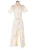 Madewell 100% Cotton Solid Ivory Jumpsuit Size 00 - photo 1