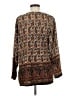 Unbranded Paisley Brown Long Sleeve Blouse One size - photo 2