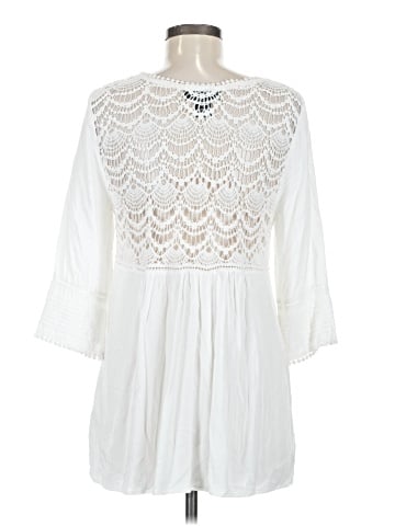 Karen Kane 3/4 Sleeve Blouse (view 2)