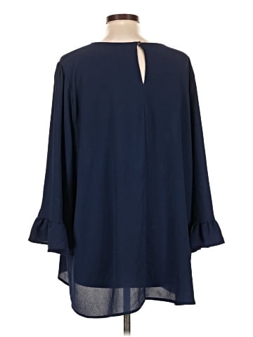 Bobeau 3/4 Sleeve Blouse (view 2)