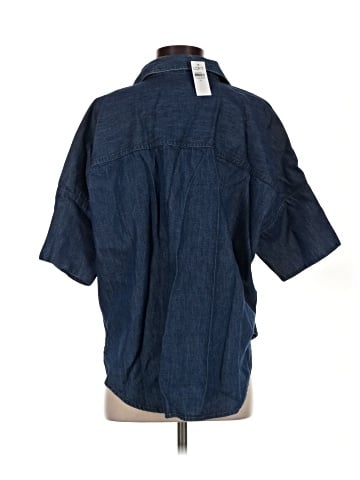 Ann Taylor LOFT 3/4 Sleeve Button-Down Shirt (view 2)