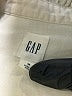 Gap 100% Cotton Ivory Long Sleeve Button-Down Shirt Size M - photo 7