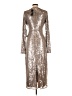 Lulus Metallic Silver Cocktail Dress Size L - photo 2
